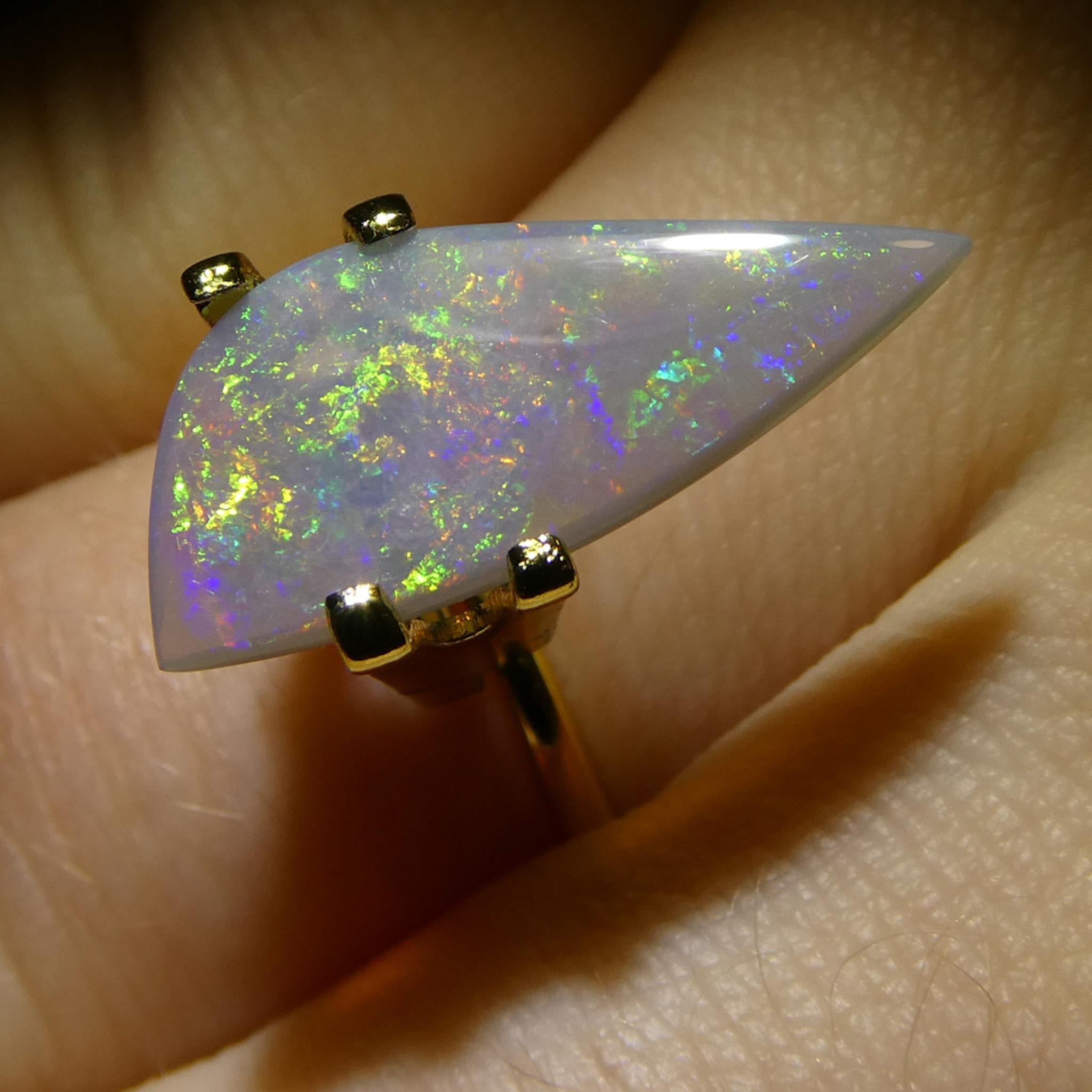 2.36 Karat Freiform Cabochon Grauer Opal aus Australien im Angebot 2