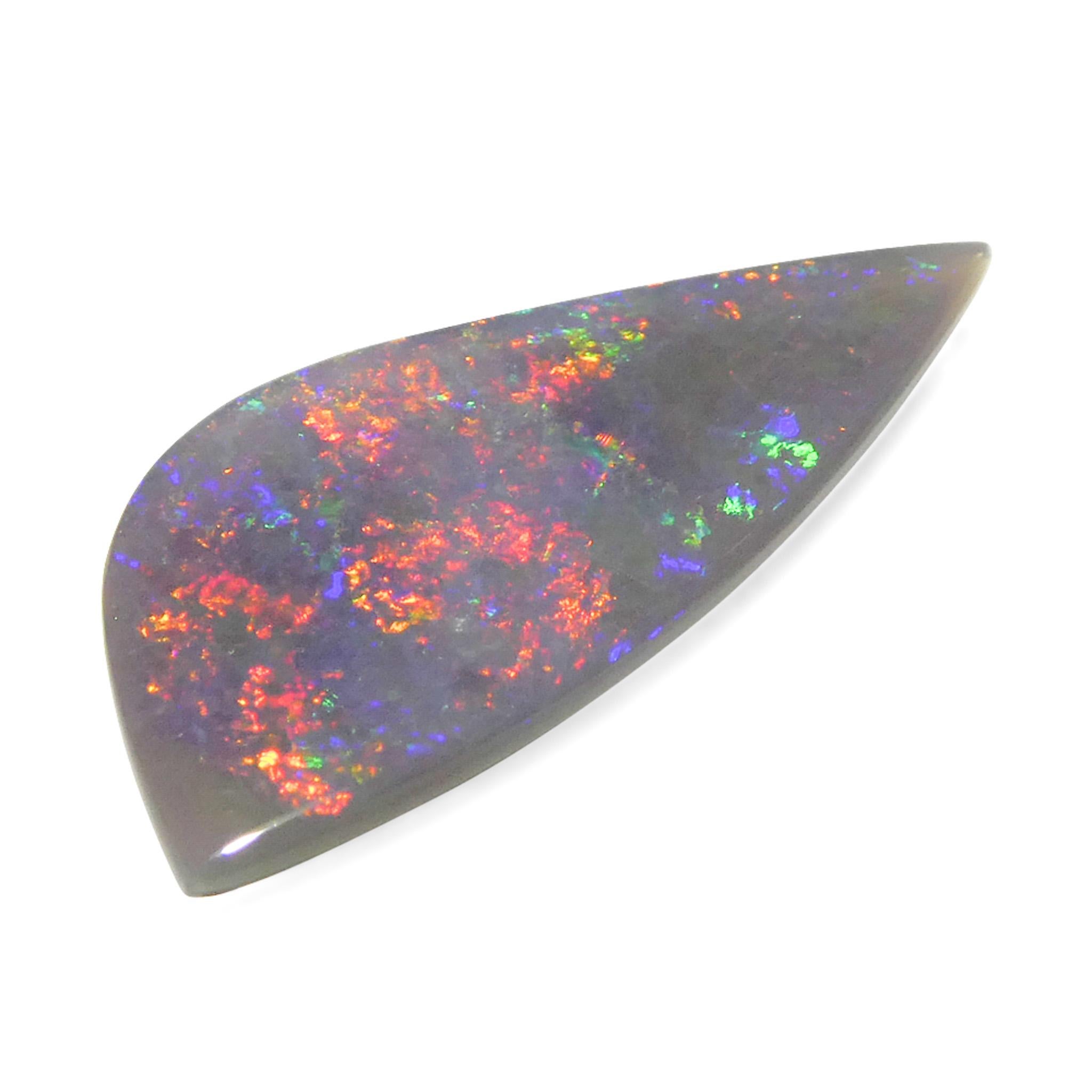 2.36 Karat Freiform Cabochon Grauer Opal aus Australien im Angebot 3