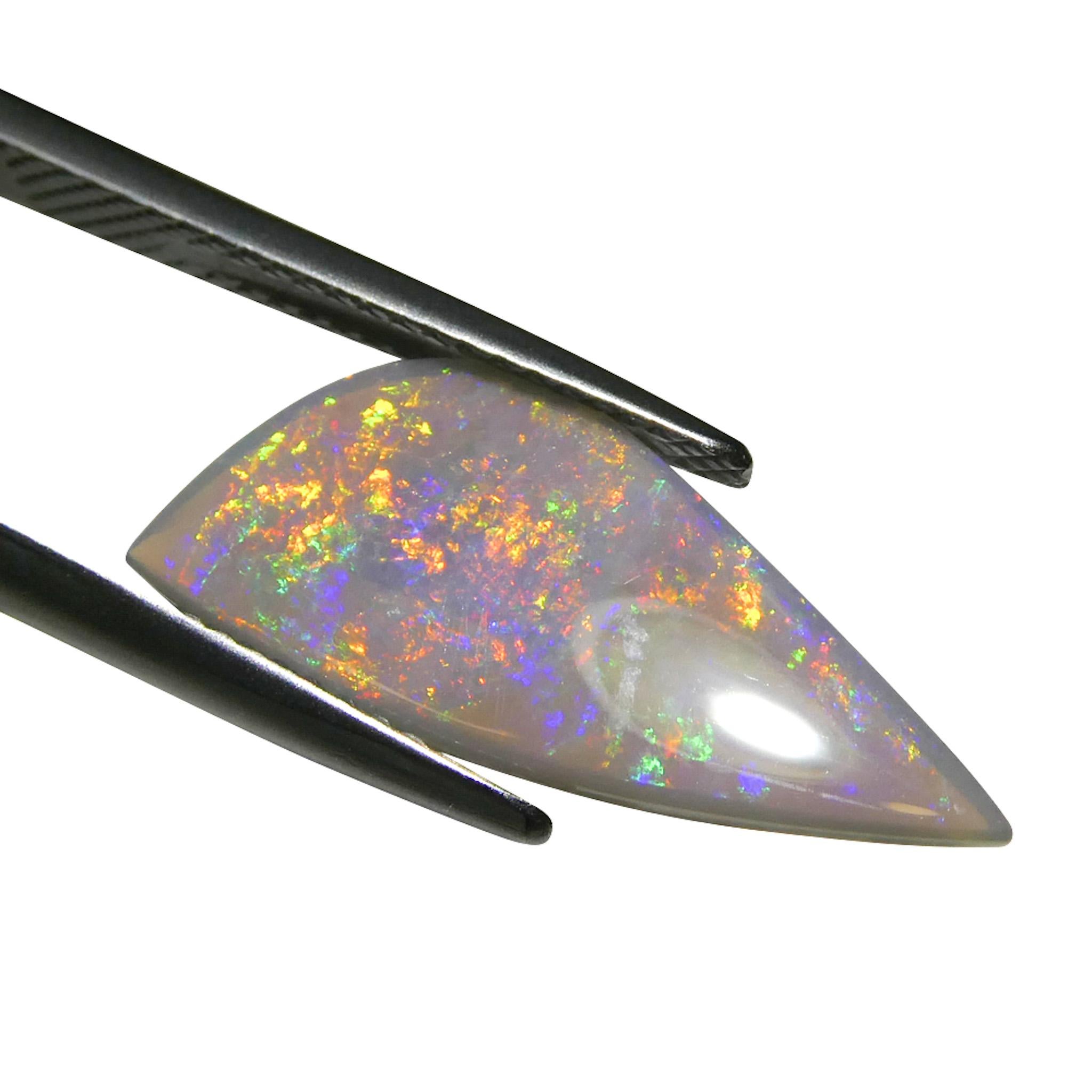 2.36 Karat Freiform Cabochon Grauer Opal aus Australien im Angebot 6