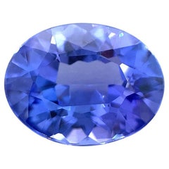 2.36ct Oval Violet Blue Tanzanite from Tanzania