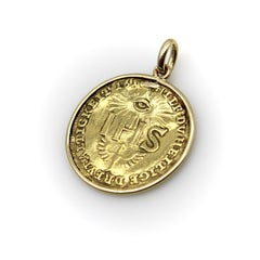 23.6K Gold 1616 German Sophia Ducat Coin Pendant