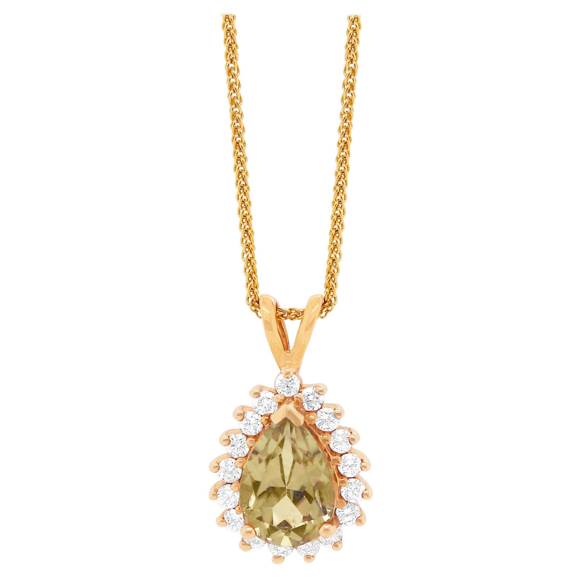 Oval Natural Color Changing Alexandrite Diamond Pendant at 1stDibs