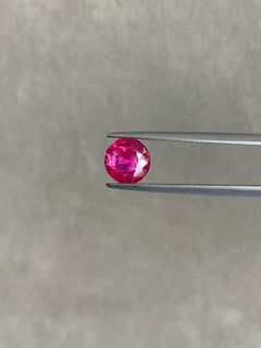 2.37 Carat Natural Unheated Ruby, Round Cut