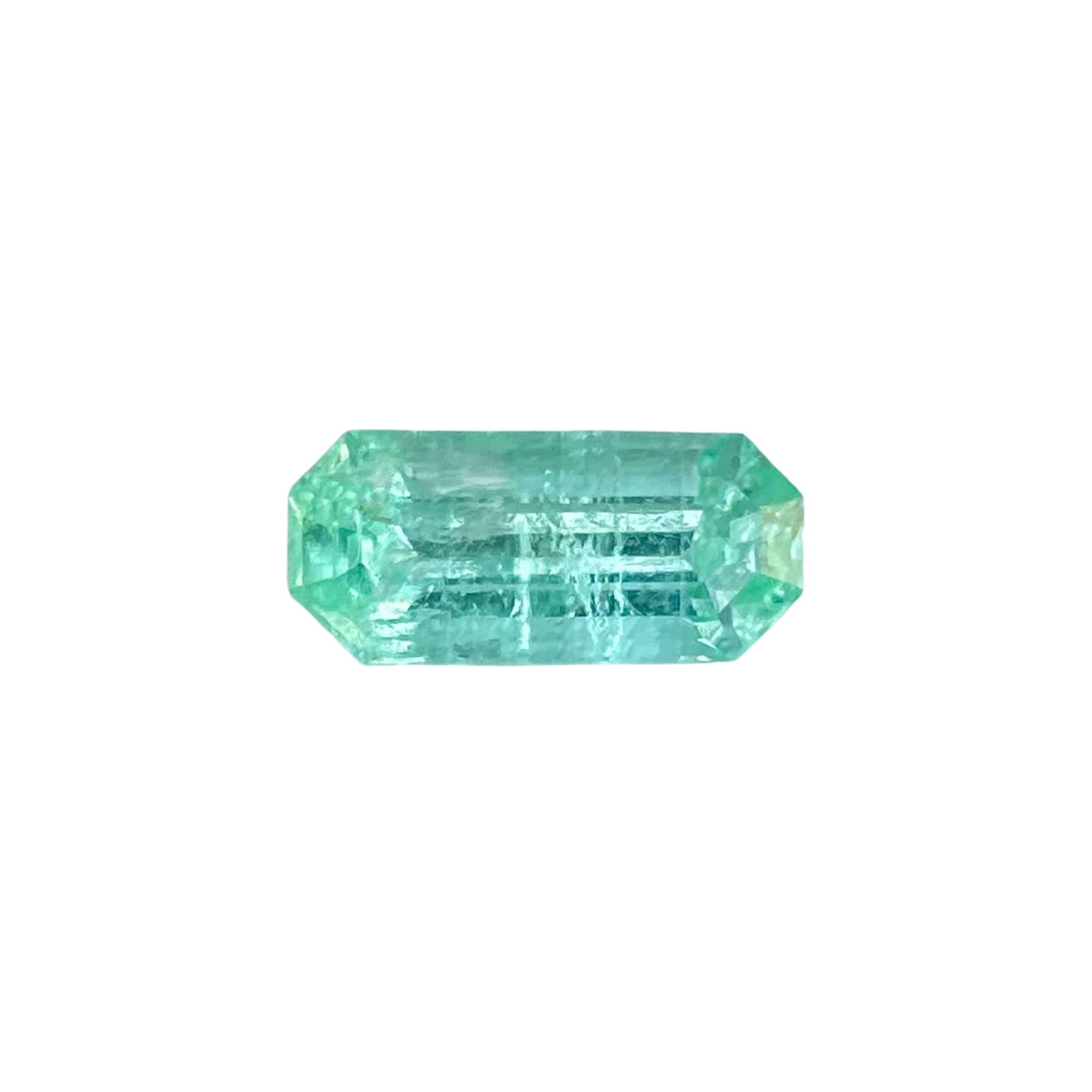 2,37 Karat Grüner Smaragd Stein Smaragdschliff Natürlicher Edelstein aus Afghanistan im Angebot 4