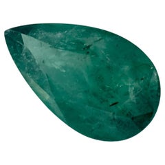 2.37 Ct Emerald Pear Loose Gemstone