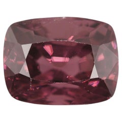 2.37 Carat Natural Purple Spinel Loose Gemstone, Customisable Ring