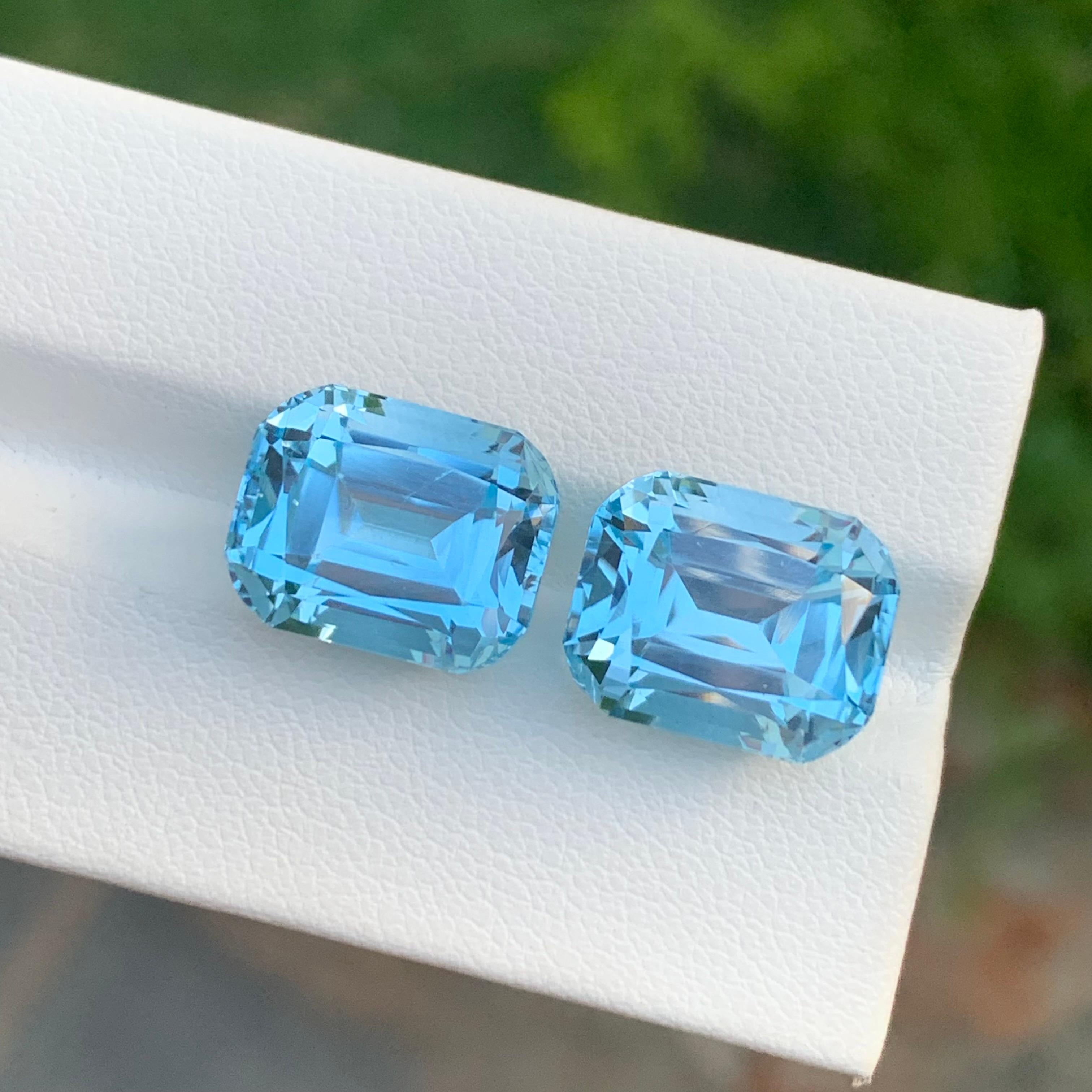 Coppia di topazi blu sfusi 

Peso: 23,75 carati
Dimensioni: 13,2 x 10,6 x 9 mm e 
                      13.3 x 10.6 x 9 Mm 
Origine: Brasile
Forma: Forma a cuscino
Colore: blu
Certificato: Su richiesta

I benefici di indossare una pietra di topazio