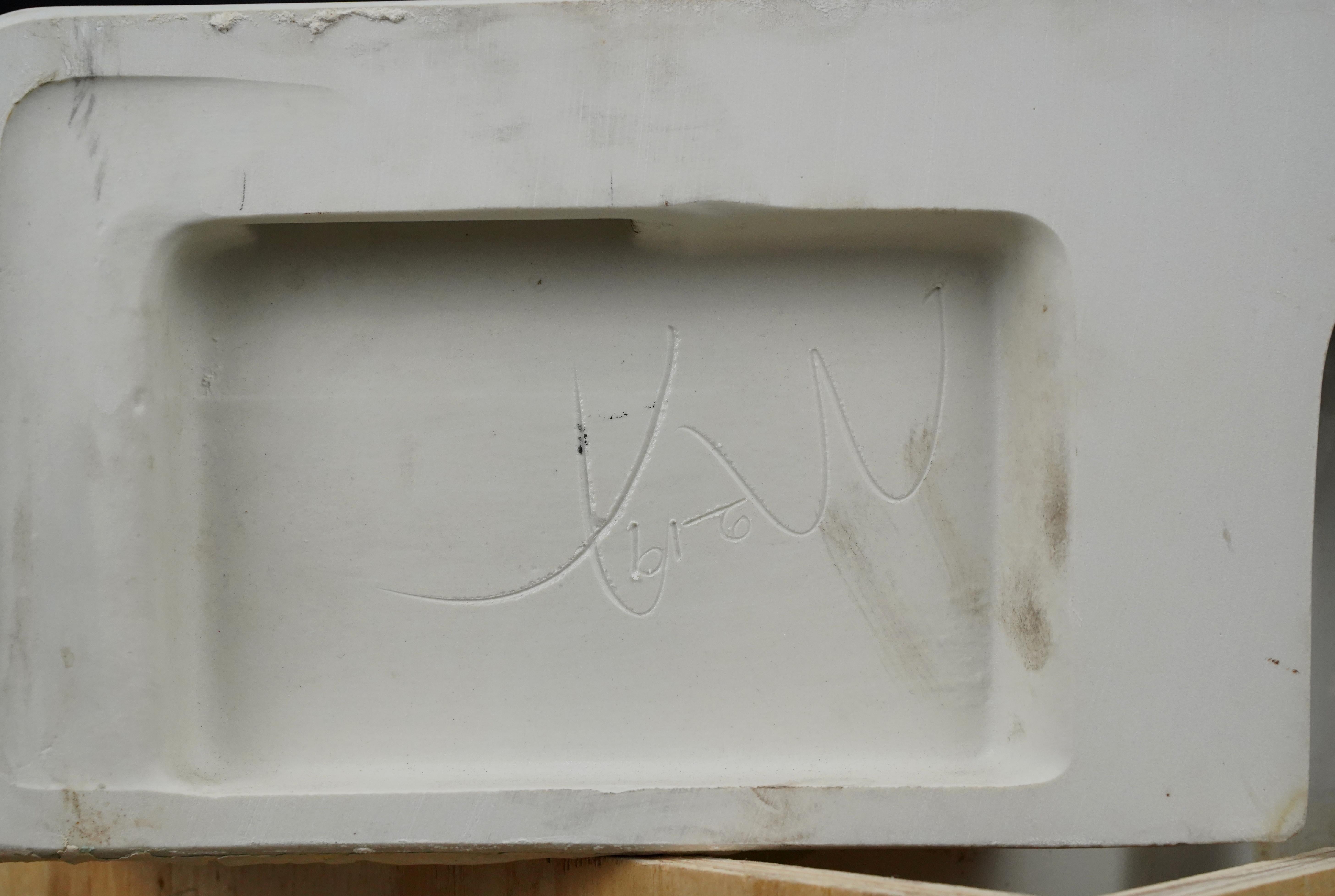 23.75 in. Crane Cornate White Corner Wall Sink For Sale 4