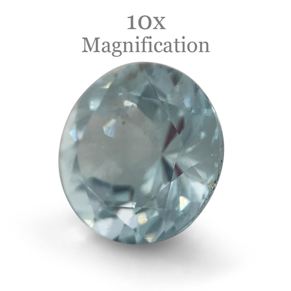 2.37ct Round Aquamarine For Sale 9