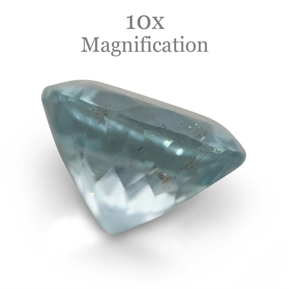 2.37ct Round Aquamarine For Sale 12