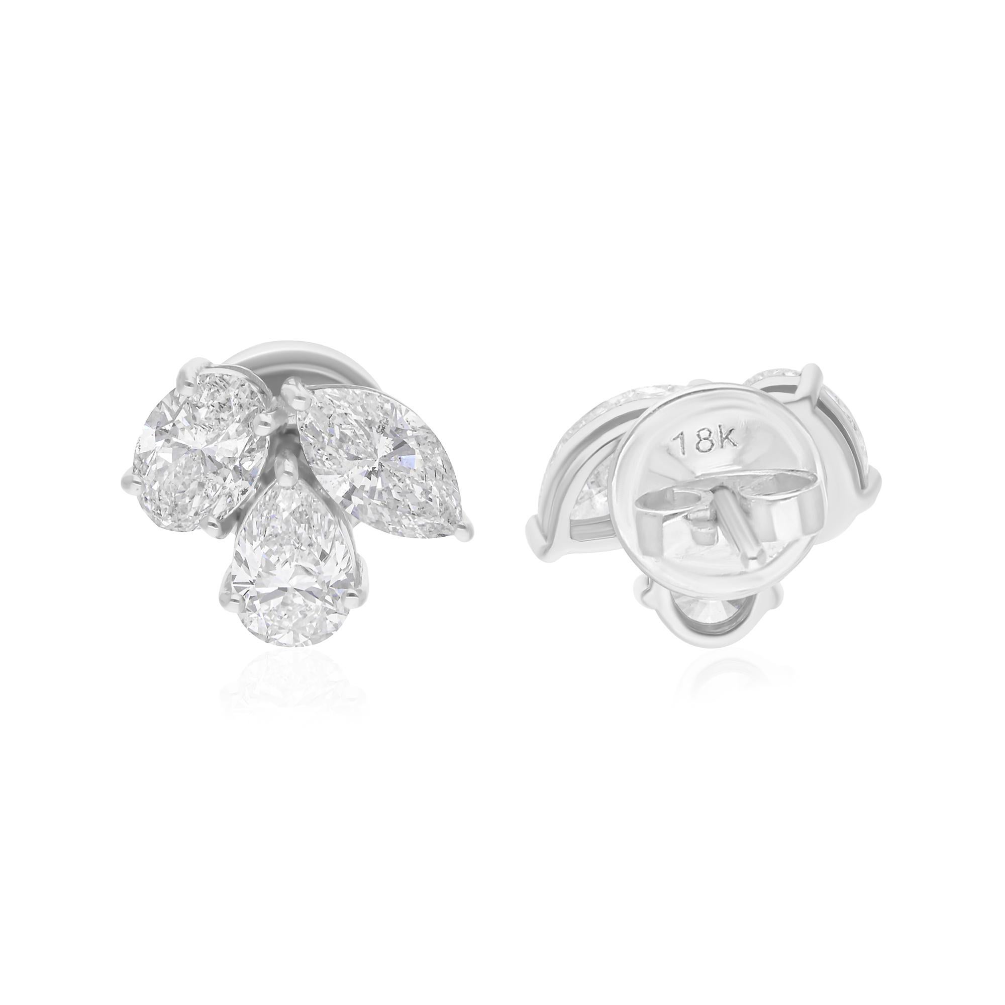 Cast from 14-karat gold, these exquisite earrings are handset with 2.38 carats of sparkling diamonds.

FOLLOW SPECTRUM JEWELS storefront to view the latest collection & exclusive pieces. Spectrum Jewels is proudly rated as a Top Seller on 1stdibs