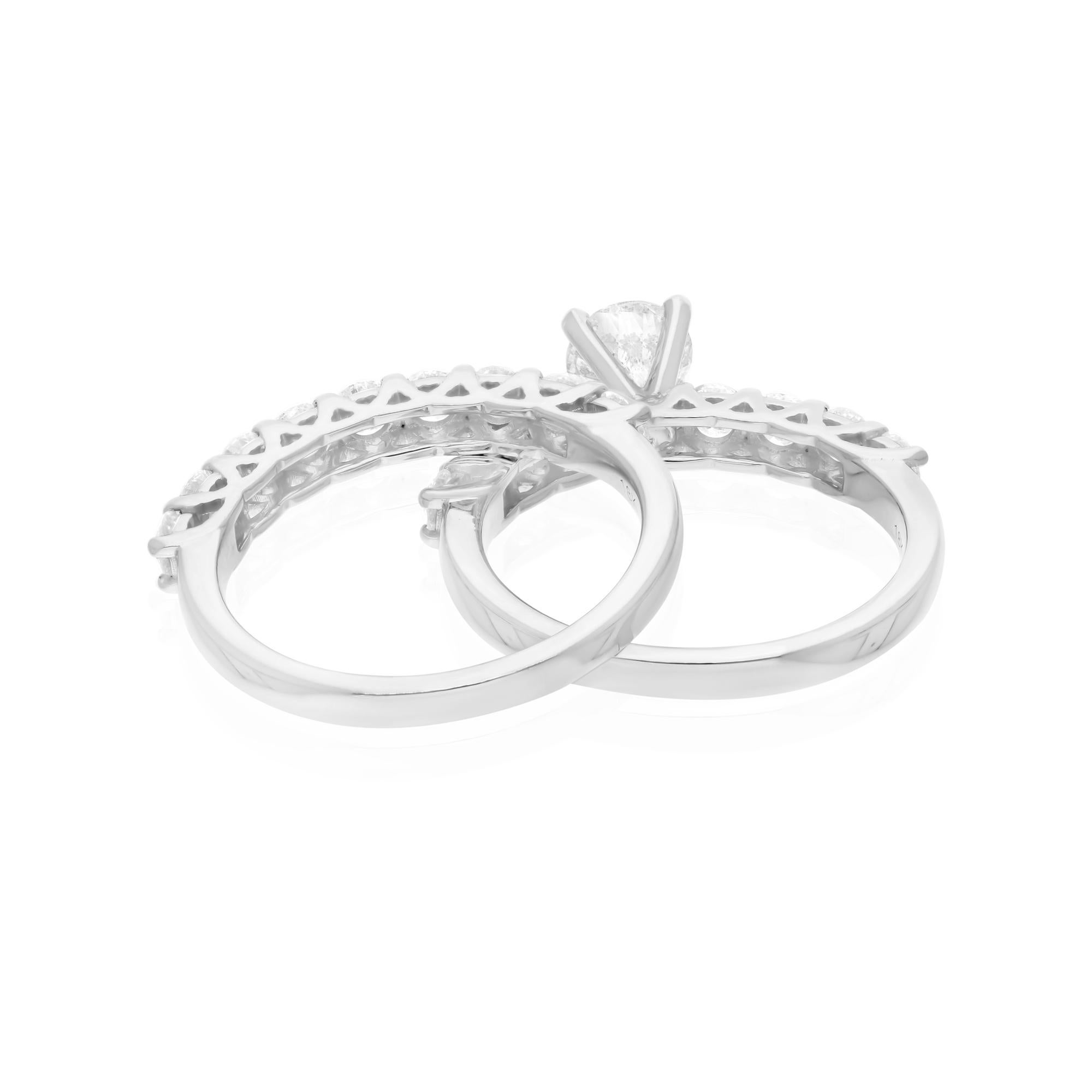 Coulée dans de l'or 18 carats, cette exquise bague est sertie de 2,38 carats de diamants étincelants.

La bague est une taille 7 US et peut être redimensionnée à une taille plus grande ou plus petite sur demande. Suivez la vitrine de Spectrum Jewels
