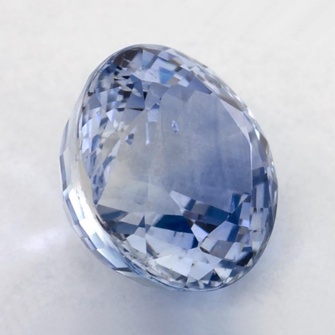 Taglio ovale 2.38 carati di zaffiro blu ovale sfuso in vendita