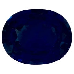 2.38 Ct Blue Sapphire Oval Loose Gemstone