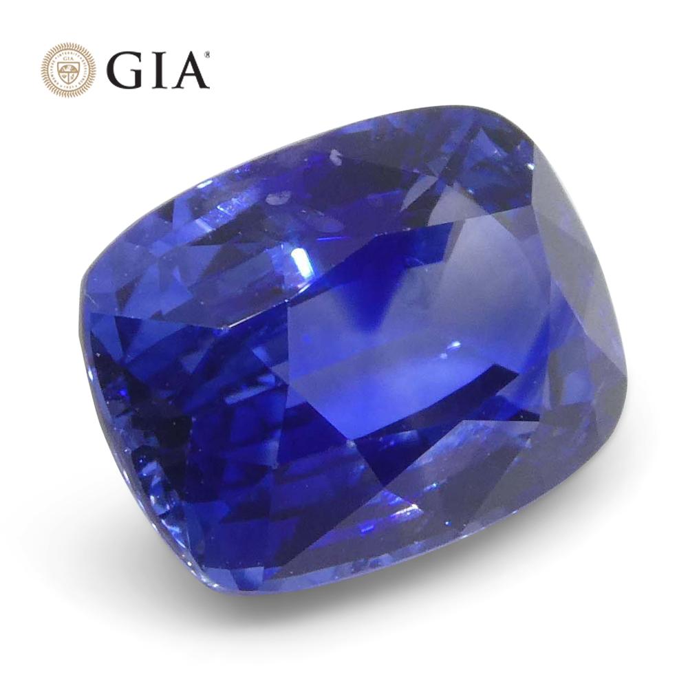 2.38ct Cushion Blue Sapphire GIA Certified Madagascar For Sale 3