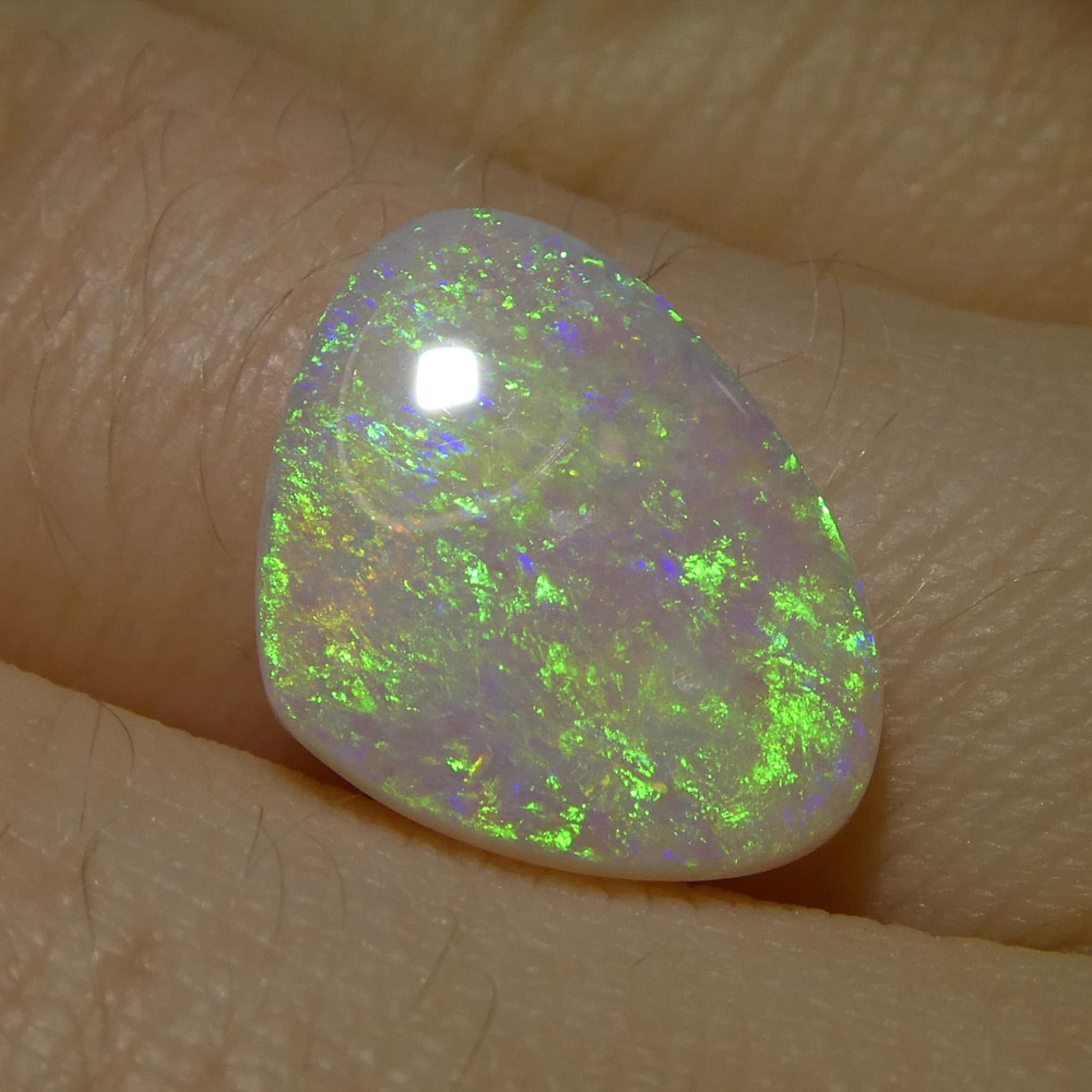 2.38 ct Ópalo gris cabujón libre de Australia en venta 7