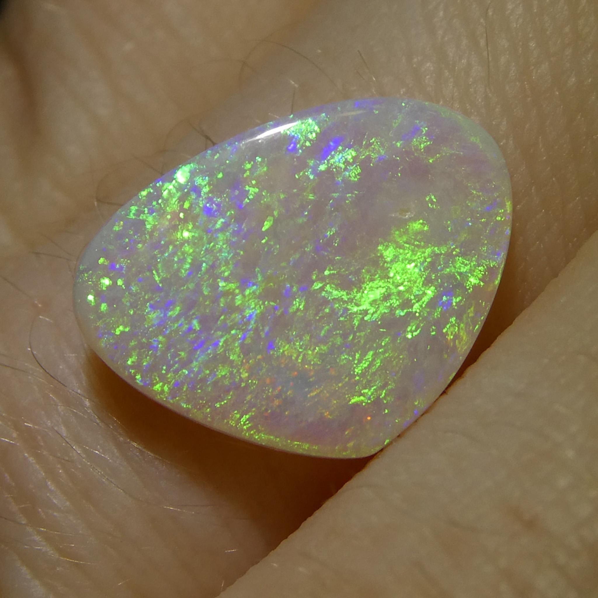 2.38 ct Ópalo gris cabujón libre de Australia en venta 8