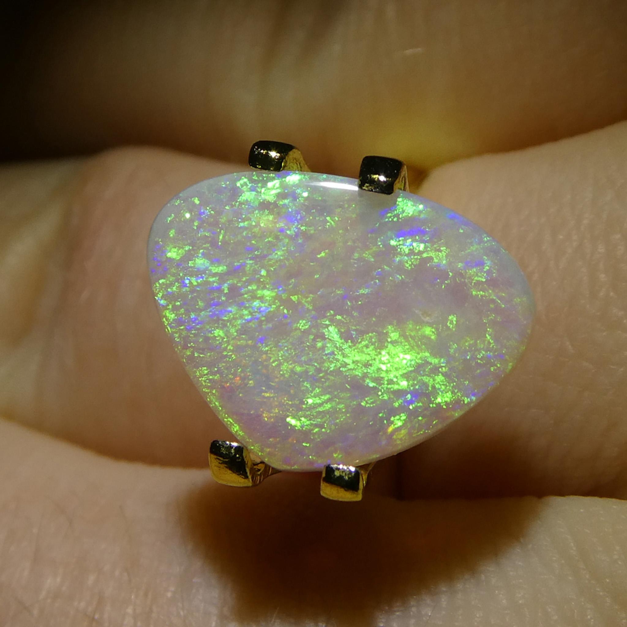 2.38 ct Ópalo gris cabujón libre de Australia en venta 9