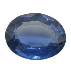2.38ct Oval Blue Sapphire GIA Certified Thailand