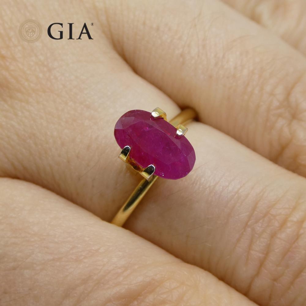 Si tratta di uno splendido rubino certificato GIA


Il rapporto GIA recita come segue:

Numero del rapporto GIA: 2225862640
Forma: Ovale
Stile di taglio:
Stile di taglio: Corona: Taglio brillante
Stile di taglio: Padiglione: Taglio a