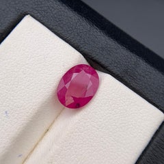 2.39 Carat Natural Pink Ruby, Oval Cut Unheated Loose Gemstone from Mozambique