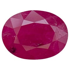 2.39 Carat Natural Pink Ruby, Oval Cut Unheated Loose Gemstone from Mozambique