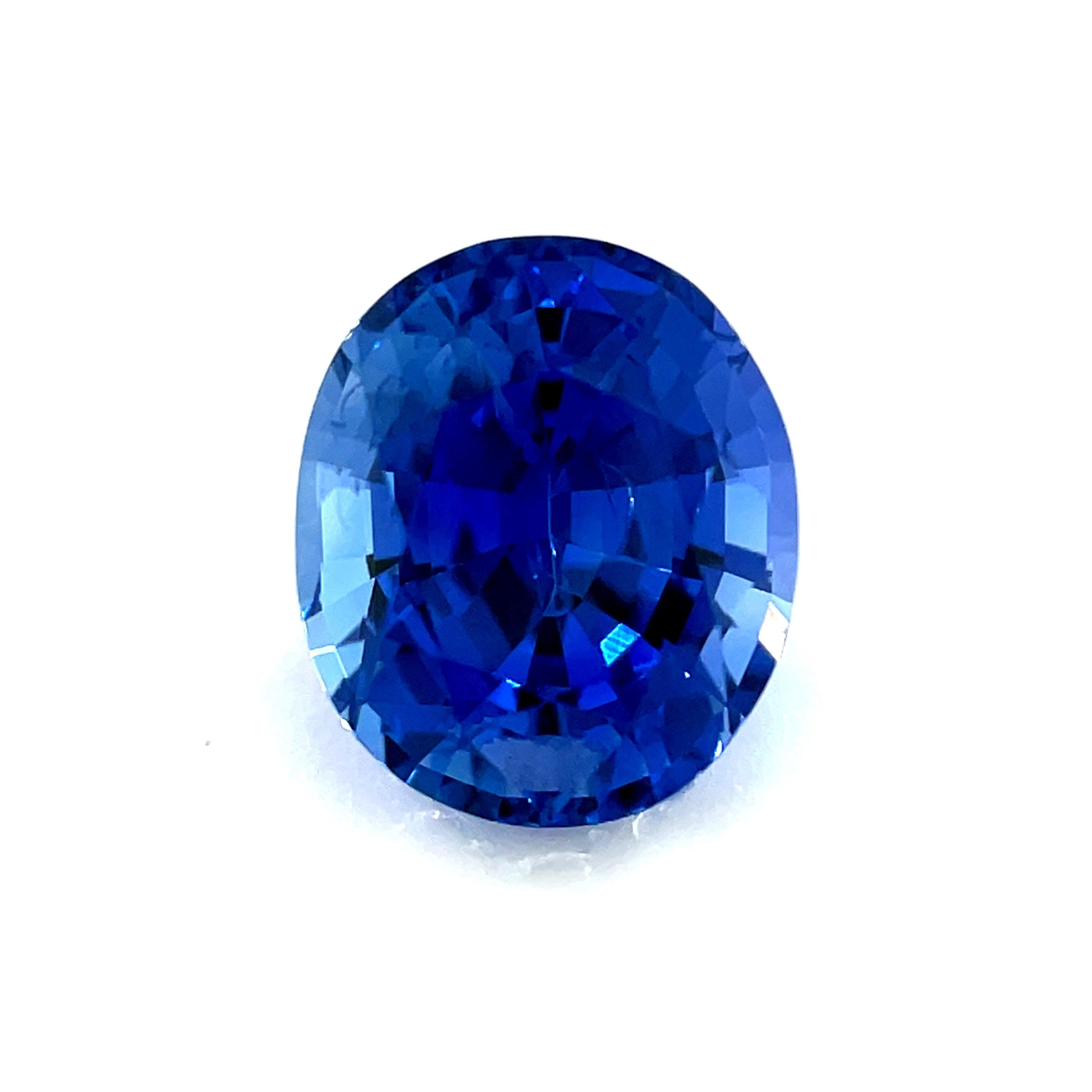 Oval Cut 2.39 Carat Unheated Madagascar Blue Sapphire, Loose Gemstone, GIA Certified For Sale
