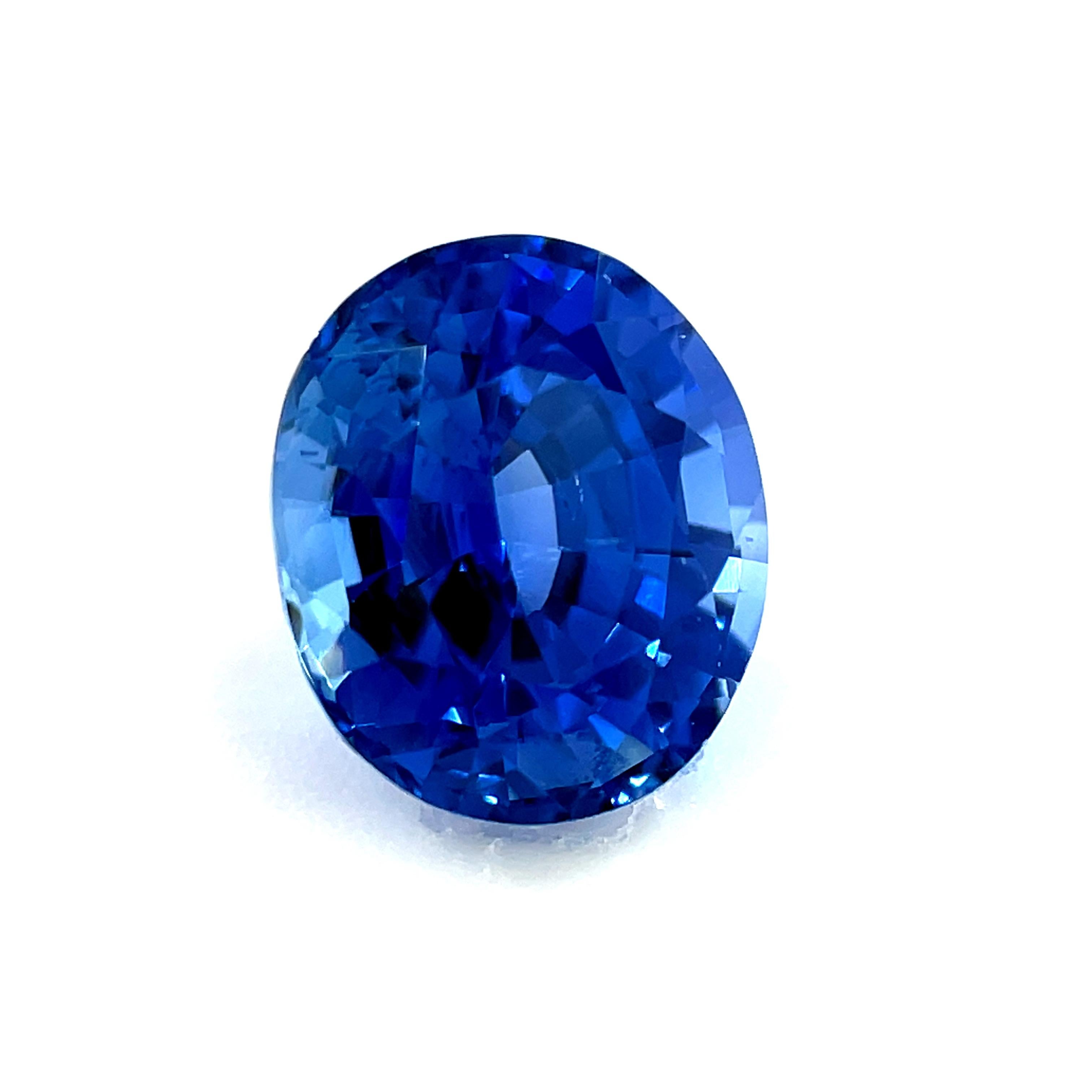 2.39 Carat Unheated Madagascar Blue Sapphire, Loose Gemstone, GIA Certified In New Condition For Sale In Los Angeles, CA
