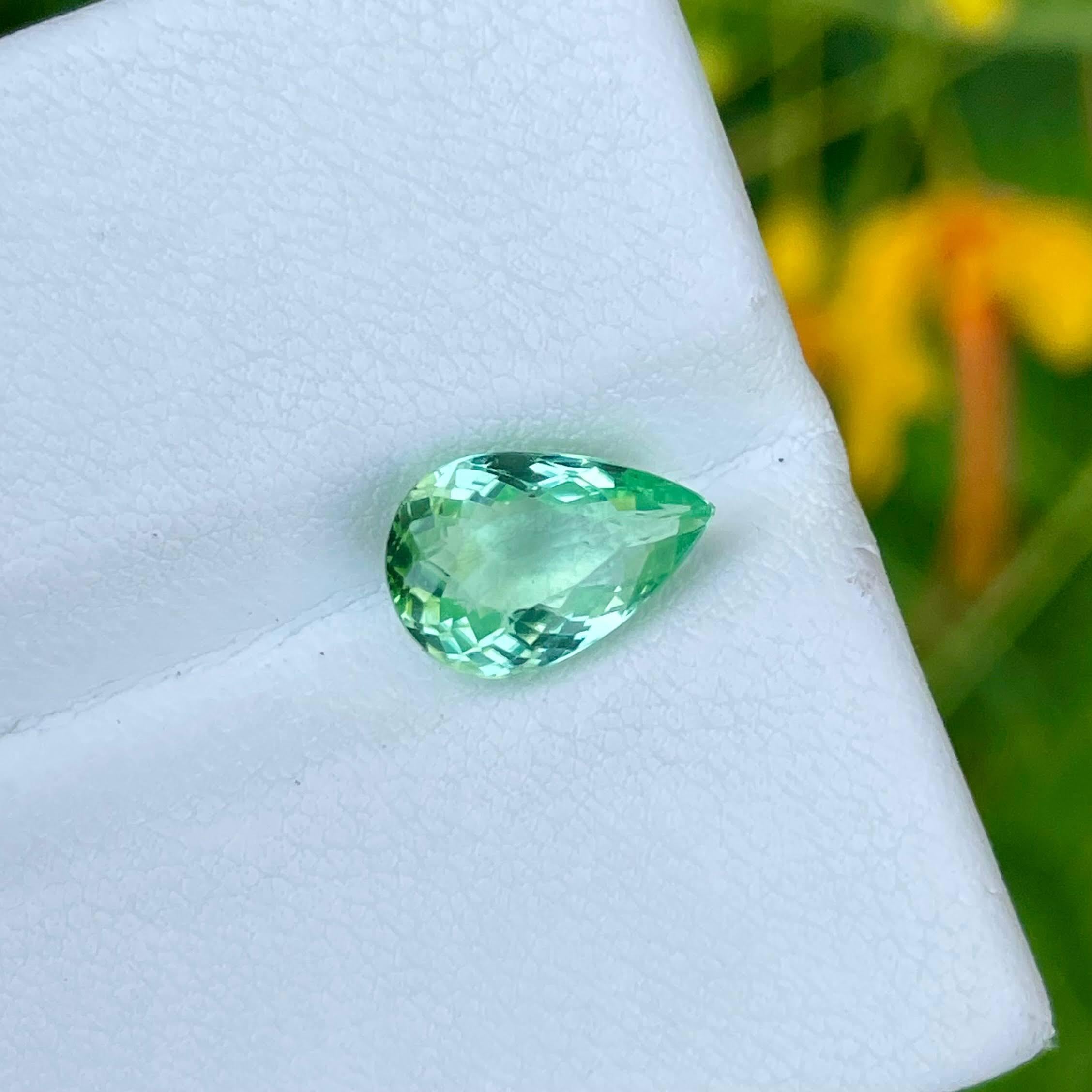 2,39 quilates turmalina paraiba talla pera gema natural de mozambique Moderno en venta