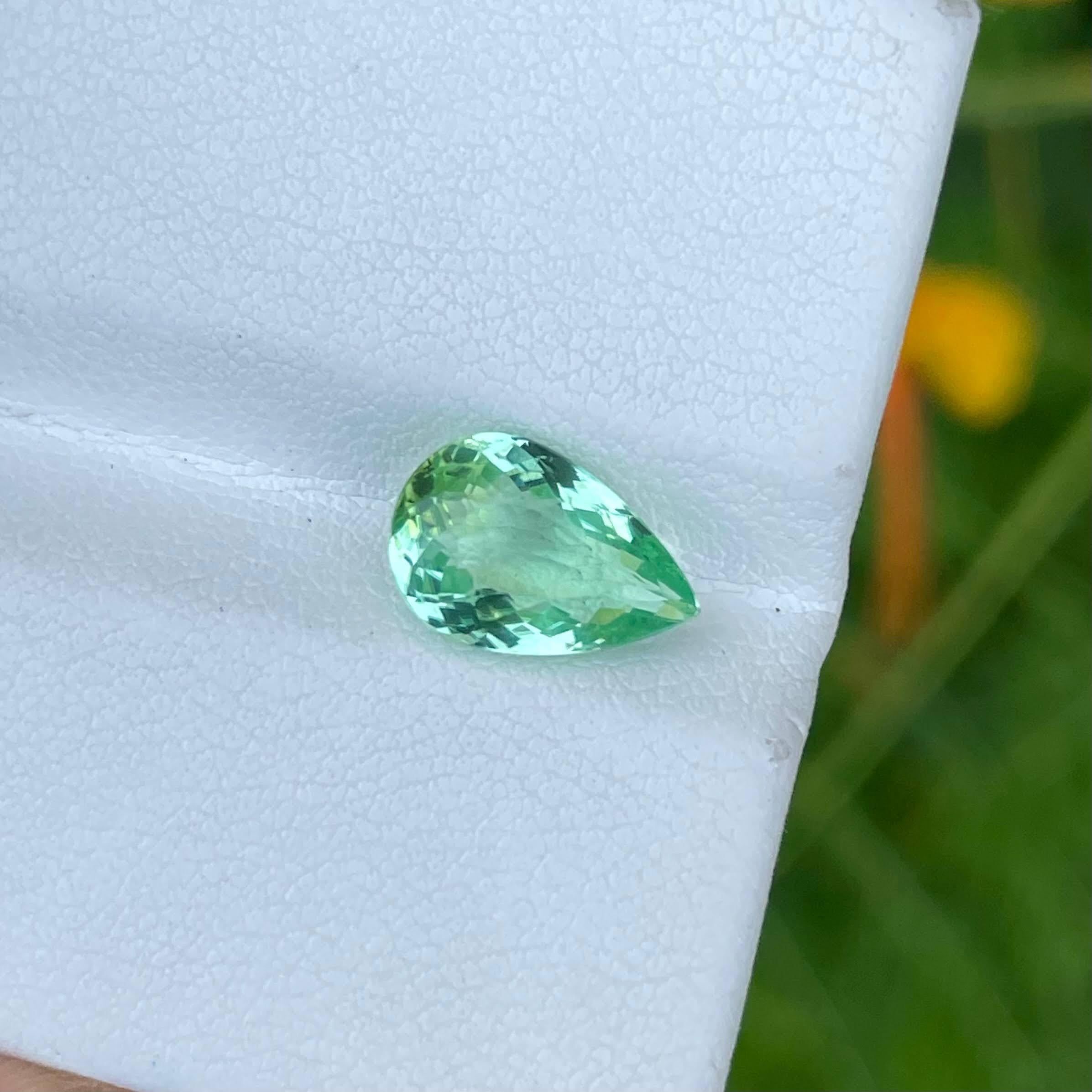2,39 quilates turmalina paraiba talla pera gema natural de mozambique Corte pera en venta