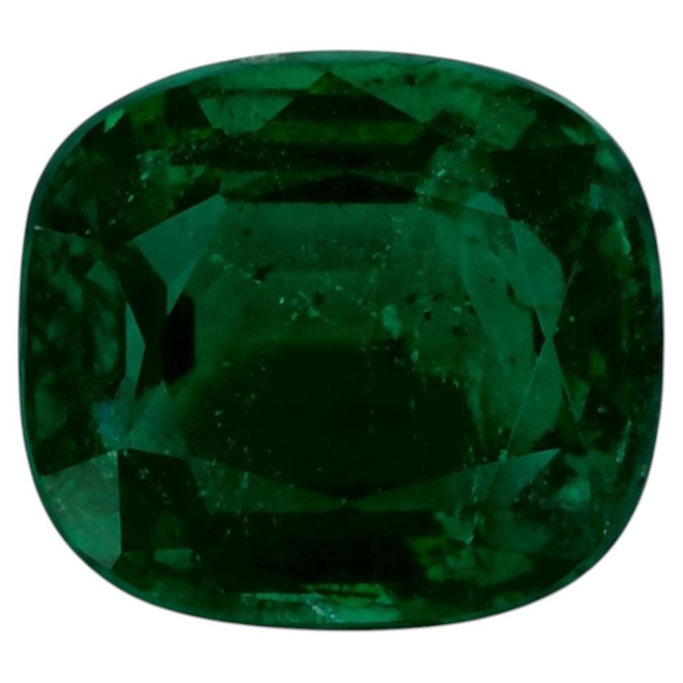 2.39 Ct Emerald Cushion Loose Gemstone