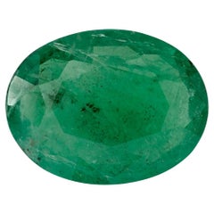 Gema suelta ovalada esmeralda de 2.39 qt