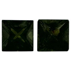 2.39 Ct Green Sapphire Princess Loose Gemstone