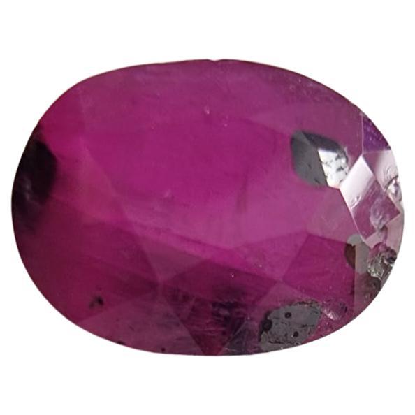 Artisan 2.39Ct Natural Untreated Ruby Oval Loose Gemstone For Sale