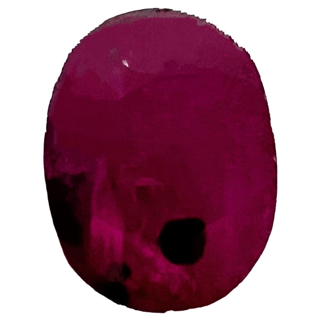 2.39Ct Natural Untreated Ruby Oval Loose Gemstone For Sale 1