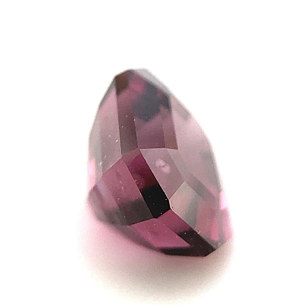 2.3ct Octagonal/Emerald Cut Purplish Pink Spinel GIA Certified Unheated For Sale 7