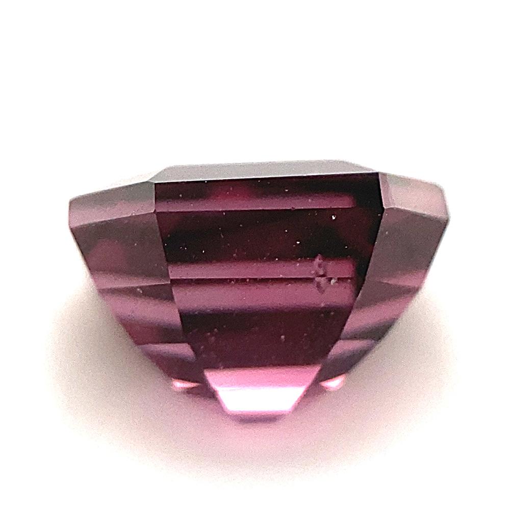 2.3ct Octagonal/Emerald Cut Purplish Pink Spinel GIA Certified Unheated For Sale 4