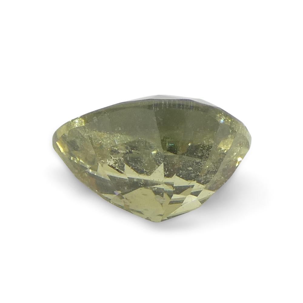 2.3ct Pear Shape Yellow Sapphire from Tanzania In New Condition For Sale In Toronto, Ontario