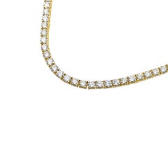 23CT VVS Diamond Tennis Necklace