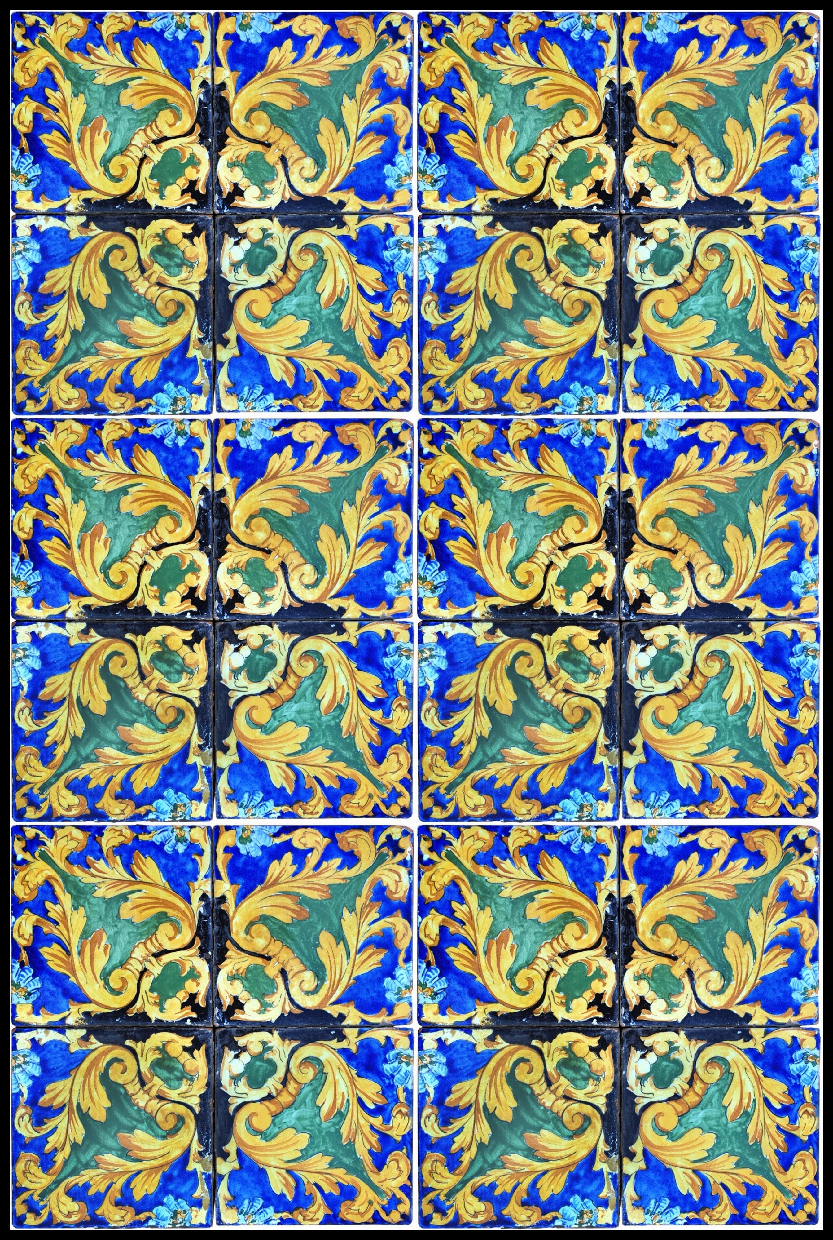 24 ANCIENT MAJOLICA TILES FROM THE LIBERTY ERA 1894 / 1910 Art Nouveau

Original white and manganese relief tile.
Relief tile.

AVAILABILITY OF 210 TILES

HEIGHT 80 cm
WIDTH 80 cm
THICKNESS 1.7 cm
WEIGHT 1.3 Kg
HISTORICAL PERIOD 1894 / 1910 Art