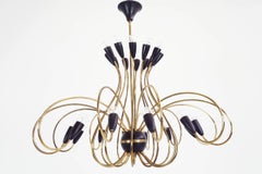 24 Arms 1950 Italian Design Chandelier