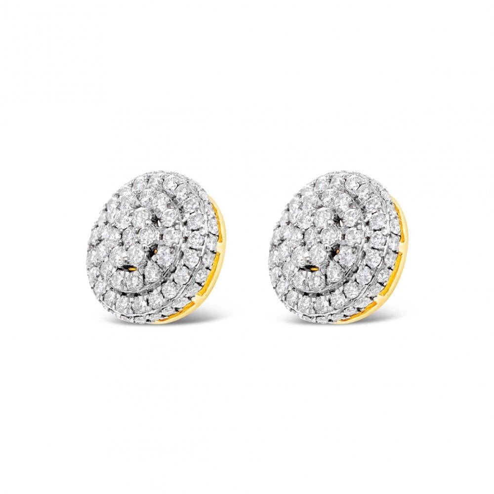 2.4 carat diamond earrings