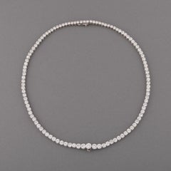 24 Carats Diamonds Chaumet River Necklace