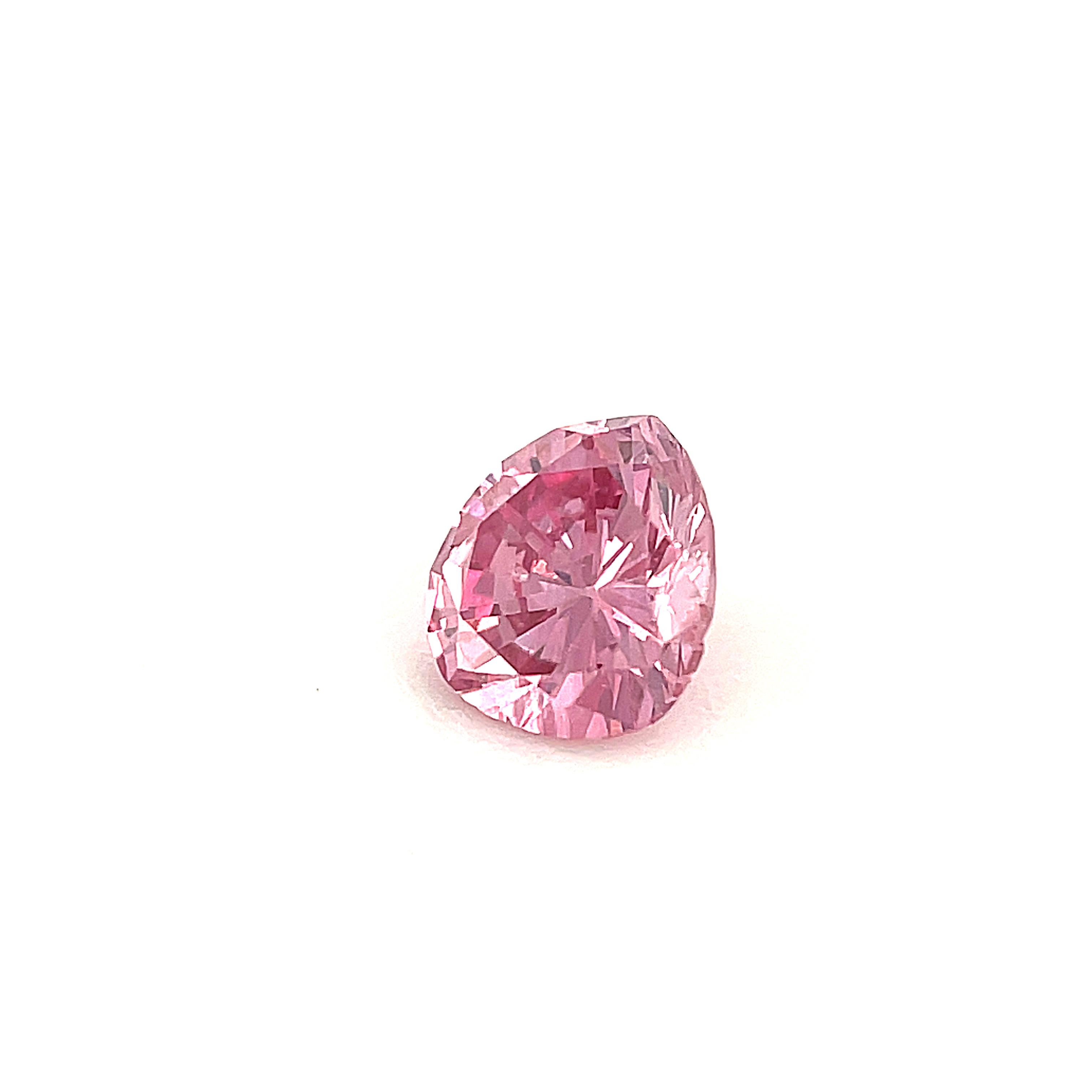 purplish pink diamond