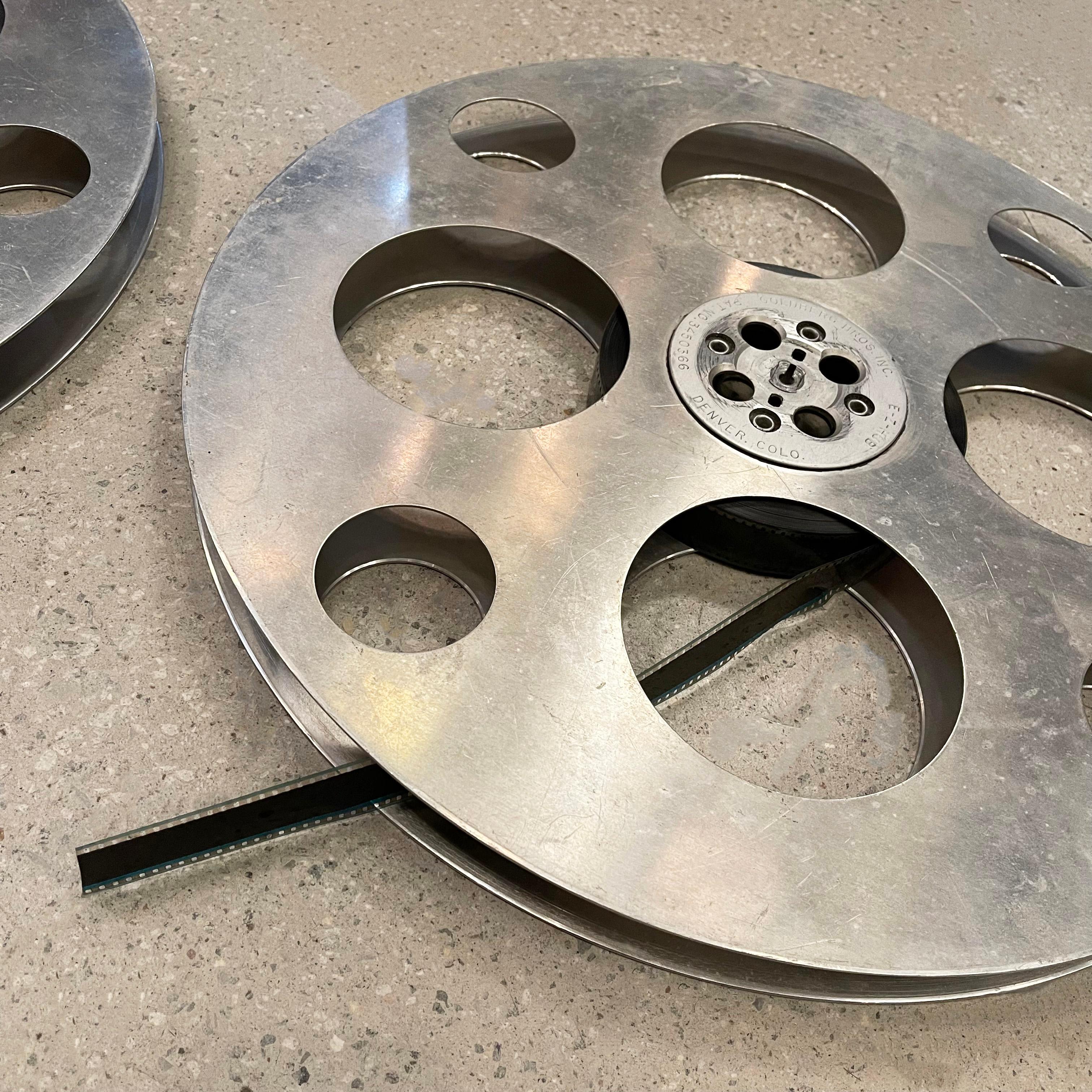 24 Zoll Durchmesser Industrielle Aluminium-Filmregale aus Aluminium von Goldberg Brothers im Angebot 4