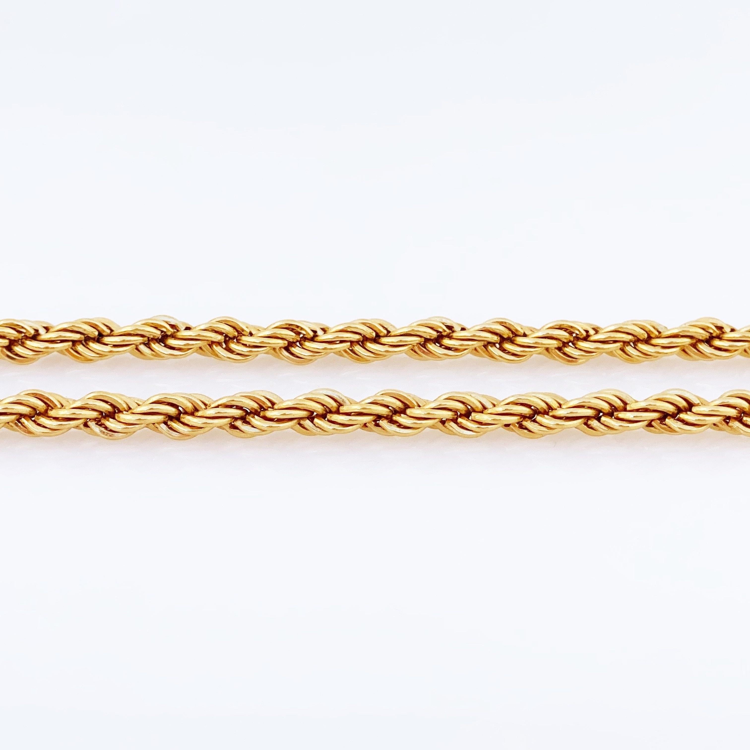 monet gold rope chain
