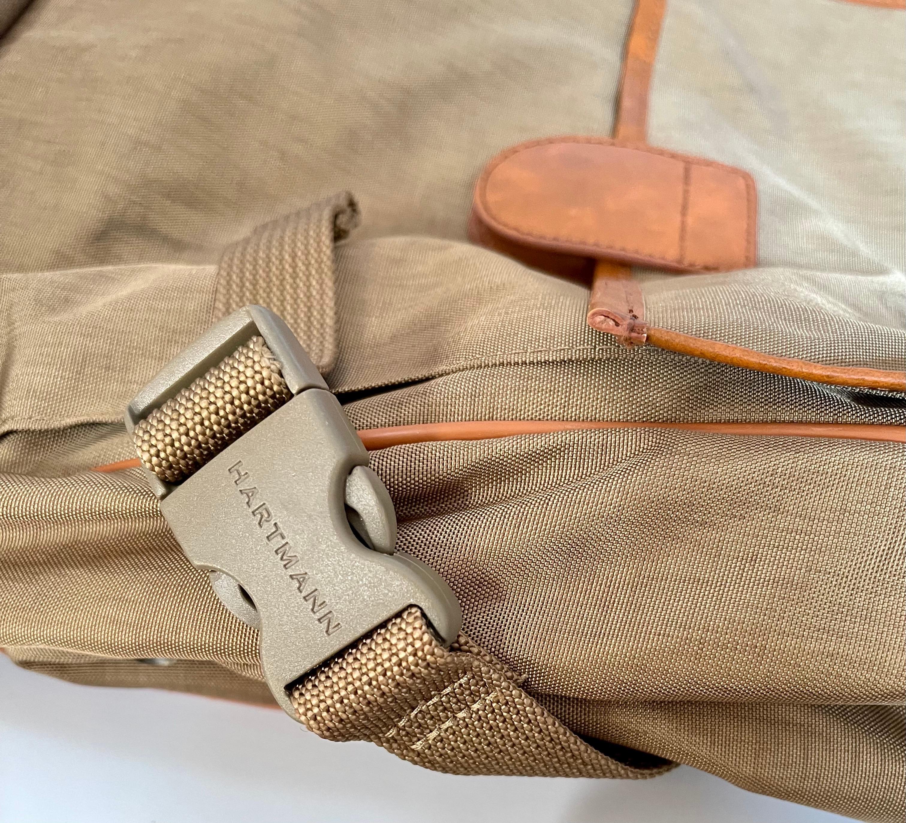 Brown 24” Hartman Suitcase / Suiter Garment Bag with Pockets