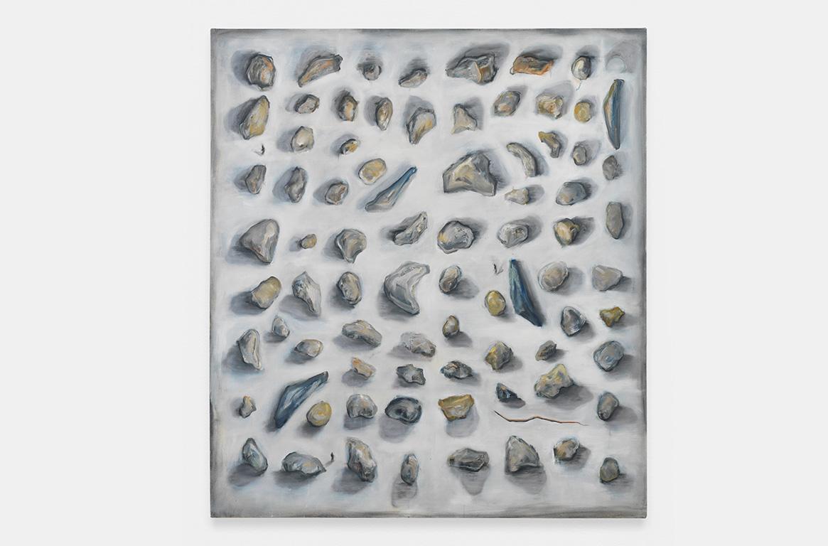 Óleo, Moderno, Minimalismo, Piedras, Sombras, Nueva York Posmoderno en venta