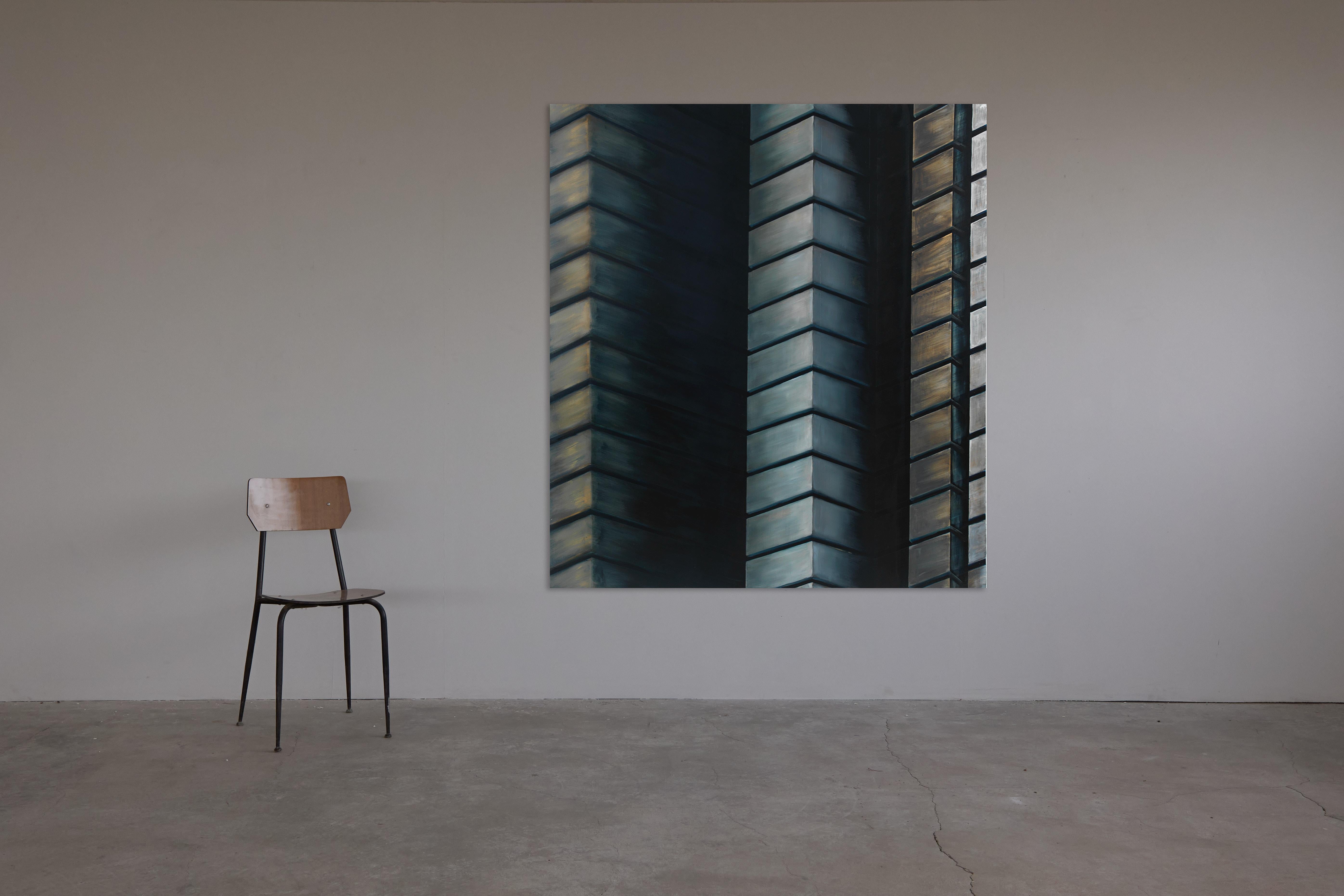 Óleo, Moderno, Minimalismo, Piedras, Sombras, Nueva York en venta 2