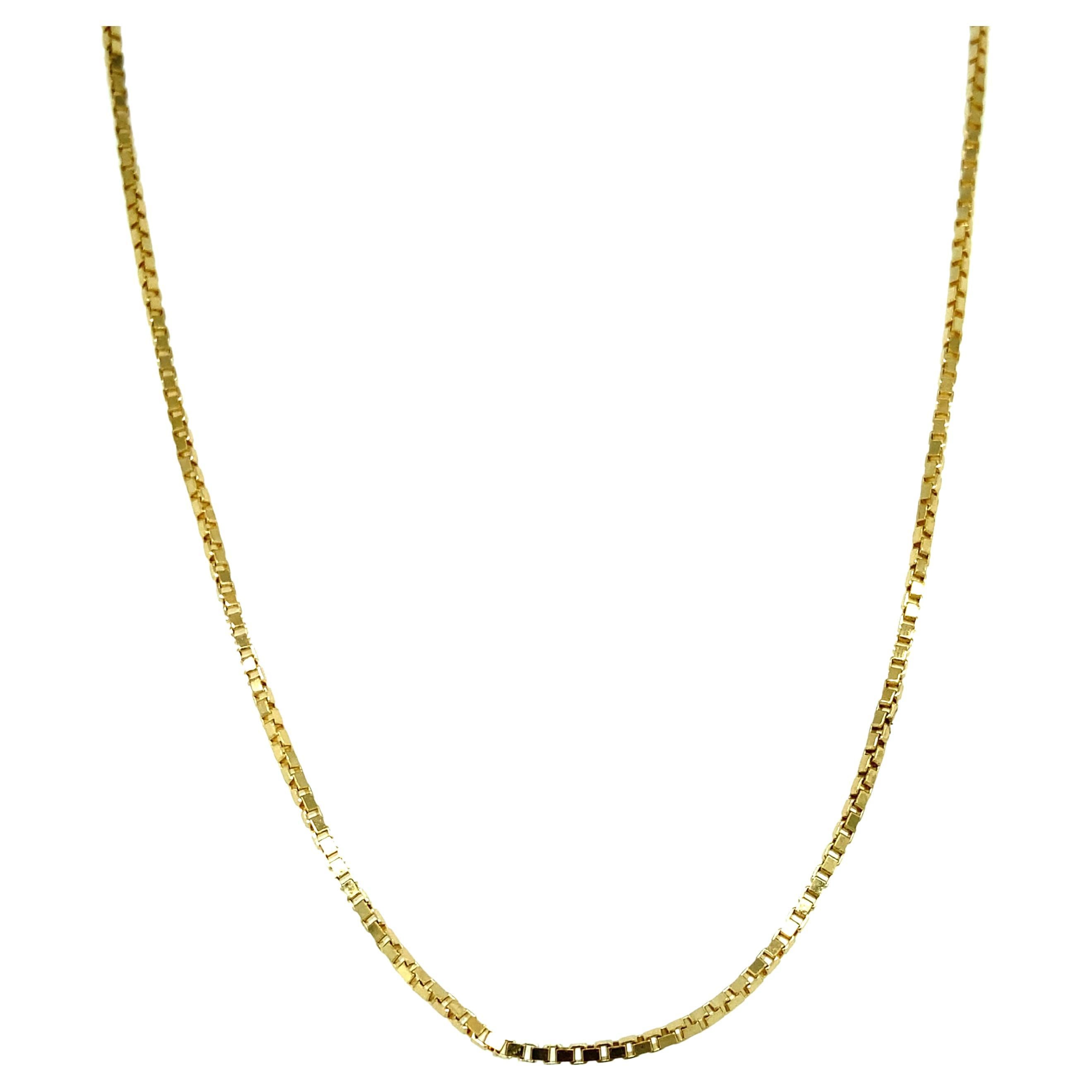 Gold Box Link Chain